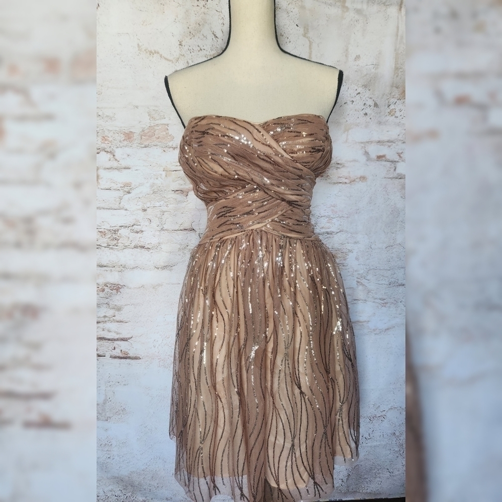 Hailey By Adrianna Papell Coctail Dress Sz 2